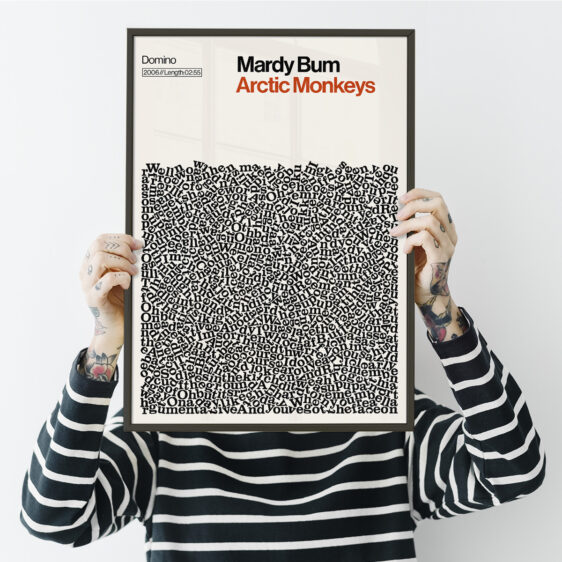 Mardy Bum arctic Monkeys print