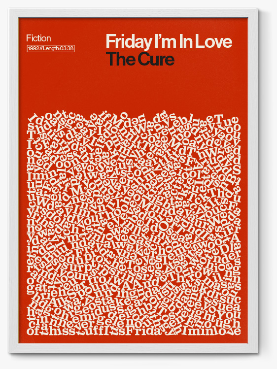 The cure poster